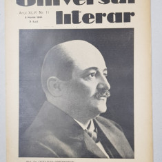 REVISTA 'UNIVERSUL LITERAR', ANUL XLVI, NR. 11, 9 Martie 1930