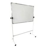 Tabla magnetica pe stand mobil 100x70 cm, 2 fete, Extra (7 ani garantie)