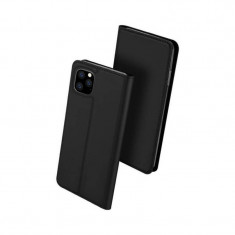 Husa Flip iPhone 11Pro Tip Carte Negru Skin DuxDucis foto