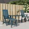 Sezlong, verde, plastic - 2