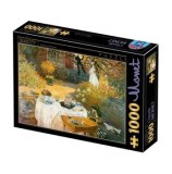 Cumpara ieftin Puzzle adulti D-Toys Claude Monet - The Lunch / Pranzul, 1000 piese