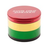 Cumpara ieftin Grinder metalic Santa Cruz Rasta, Large, 4 Parti, O70mm