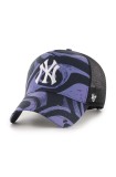 47 brand sapca MLB New York Yankees culoarea violet, modelator, B-ENLDT17PTP-PP