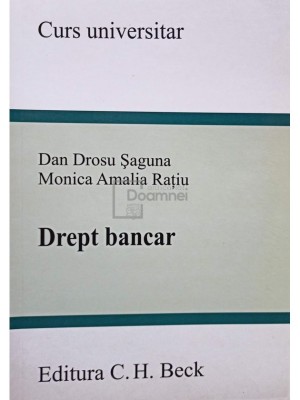 Dan Drosu Saguna - Drept bancar (Editia: 2007) foto