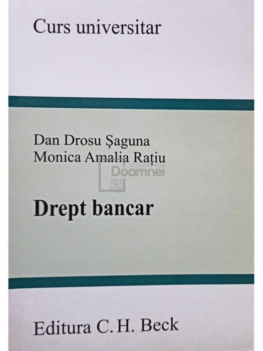 Dan Drosu Saguna - Drept bancar (Editia: 2007)