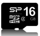 Card de memorie Silicon Power microSDHC, 16 GB, Clasa 4 + Adaptor