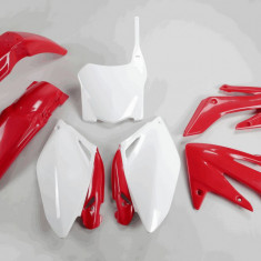 MBS Kit plastice Honda CRF250 2008, alb/rosu, culoare OEM, Cod Produs: HOKIT112999