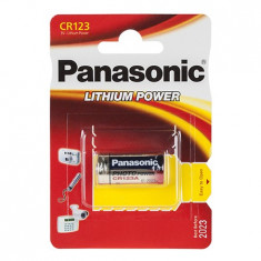 BATERIE CR123 BLISTER 1 BUC PANASONIC EuroGoods Quality foto