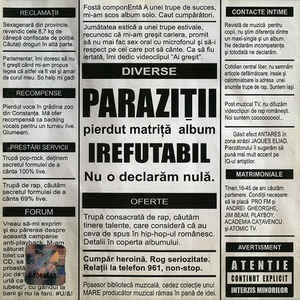 CD Paraziții &amp;lrm;&amp;ndash; Irefutabil, original foto