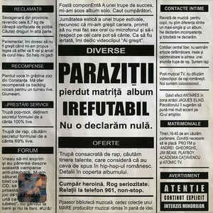 CD Paraziții &lrm;&ndash; Irefutabil, original