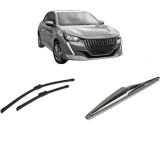 Cumpara ieftin Set 3 stergatoare PEUGEOT 208 II (UB_, UP_, UW_, UJ_) 2019-2023, pentru parbriz si luneta, Bosch Twin-Aerotwin