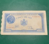 Bancnota 5000 lei 28 septembrie 1943