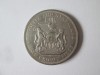Rară! Rhodesia și Nyasaland:Half Crown 1955,regina Elizabeth II primul portret, Africa, Cupru-Nichel