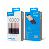 Power Bank Astrum PB120 10000mAh, 2 x Usb 2.0, Rose Gold