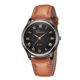 Ceas Fashion Dama GENEVA Quartz , Analog , Curea Piele - Model 4