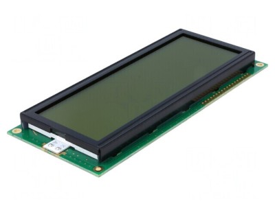 Afișaj LCD Alfanumeric 20x4 Galben-Verde LED foto