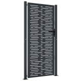 Cumpara ieftin Poarta de gradina antracit 100x175 cm otel, design patrat