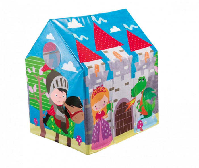 Casuta copii OMC castle play, pentru gradina, din plastic , 107 x 95 x 75 cm