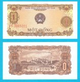 Vietnam (p#80) 1 Dong 1976 UNC 'Fabrica'; (ROG CITITI DETALIILE!)