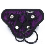 Hamuri pentru dildo - ToyJoy Get Real Ham Strap-on cu Dantela Moale si Confortabil Joc Placerea Jocului de Roluri cu Partenerul Tau