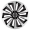 Set 4 capace roti Fox Gri-Negru R17 pentru gama auto Audi