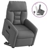 VidaXL Fotoliu rabatabil cu ridicare pe verticală, gri &icirc;nchis, textil 3303033