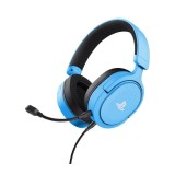 Casti Trust GXT 498B Forta pentru PS5, Microfon, Albastru