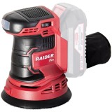 Raider RDP-SRSA20 - Slefuitor cu excentric fara acumulatori si incarcator 20 V - Ah 125 mm