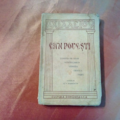 CA`N POVESTI - D. V. Barnoschi - Editura Cultura Romaneasca, F.An, 265 p.