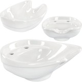 Bol profesional din ceramica alba pentru spalatul coaforului
