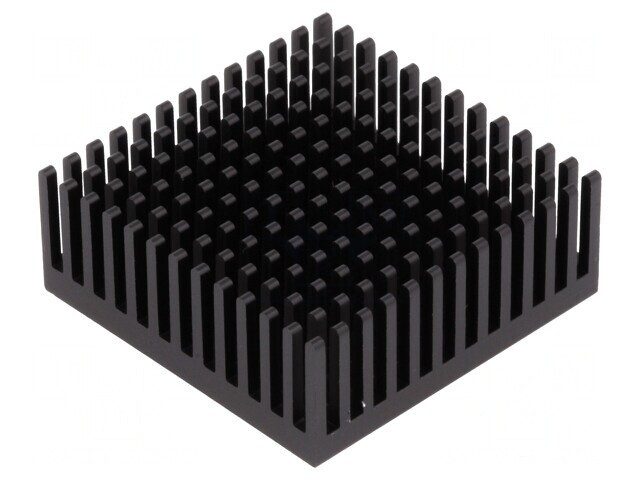 Radiator extrudat negru 43,1x43,1x16,51mm