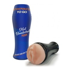 Masturbator compact cu design realist Hot Bombshell To Go