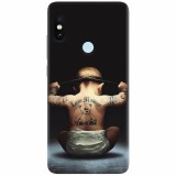 Husa silicon pentru Xiaomi Redmi S2, Body Builder Cute Baby Tattoo