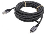 Cablu USB 3.1 RJ45 USB C 15m Negru/Gri