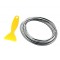 Banda decor interior crom TUNING, 5m, ARGINTIU