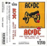 AC/DC - For Those About To Rock We Salute You Caseta audio, Album Vivo, Romania, Stare Foarte buna