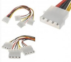 Adaptor alimentare Molex, 1 tata - 3 mama - 128220 foto