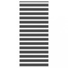 Jaluzea tip zebra neagră lățime țesătură 110,9 cm poliester