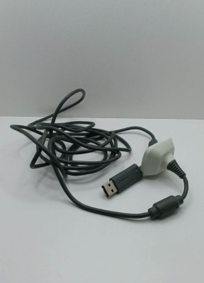 Cablu incarcare Controller Xbox 360 - Microsoft - alb foto