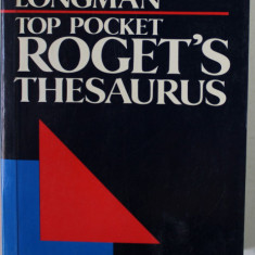 LONGMAN TOP POCKET ROGET 'S THESAURUS , 1988