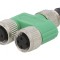 Splitter M8 IP67 1xTată la 2xMamă