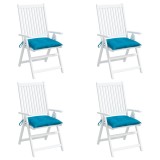 VidaXL Perne de scaun 4 buc. albastru deschis 50x50x7 cm textil oxford