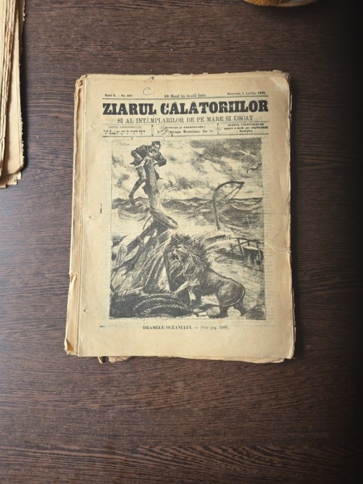 Ziarul Călătoriilor si al intamplarilor de pe mare si uscat - nr. 569/1908