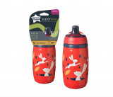 Cana Tommee Tippee Sportee izoterma cu protectie Bacshiels 266 ml Rosu