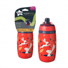 Cana Tommee Tippee Sportee izoterma cu protectie Bacshiels 266 ml Rosu