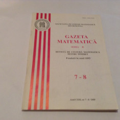 GAZETA MATEMATICA ,NR 7-8 /2008 RF21/2