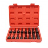 Trusa chei tubulare de impact hexagonale lungi H5-H21, patrat 1/2 inch Cr-Mo 16 piese