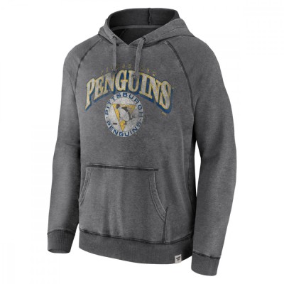 Pittsburgh Penguins hanorac de bărbați cu glugă True Classics Washed Pullover Hoodie grey - 2XL foto