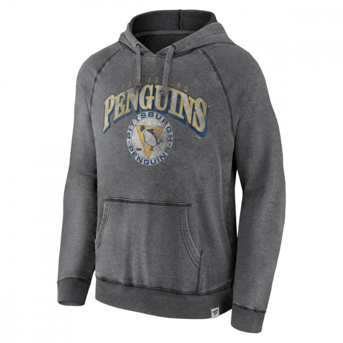 Pittsburgh Penguins hanorac de bărbați cu glugă True Classics Washed Pullover Hoodie grey - 2XL