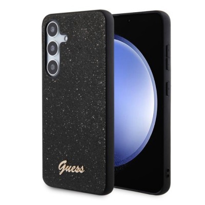 Husa pentru Samsung Galaxy S24 Plus - Guess Glitter Script (GUHCS24MHGGSHK) - Black foto